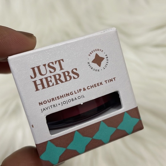 Just Herbs Lip & Cheek Tint & blush for eyelids : 04 Mahogany | NWT - Picture 13 of 16